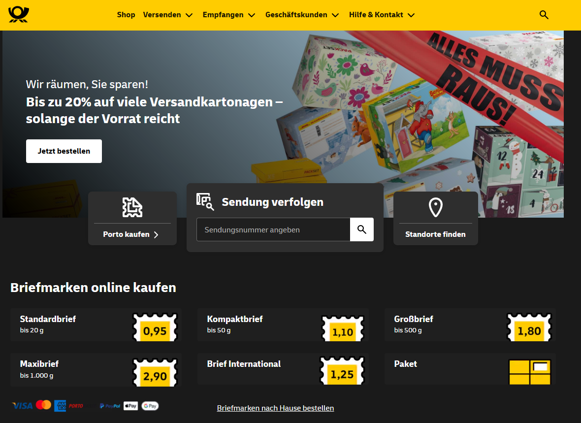 Deutsche Post reference visual